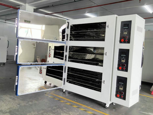 کوره خشک کن الکتریکی ترکیبی LIYI 3 اتاق کنترل جداگانه کوره هوای گرم آزمایشگاهی