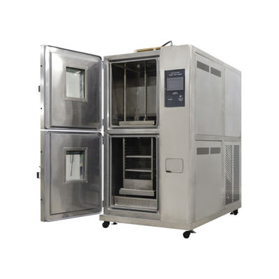 Liyi -40C ~ 150C دو منطقه تحت متناوب درجه حرارت بالا و پایین محیط آزمایش محیط آزمایش گرمایش سرد شوک حرارتی