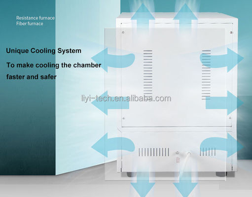 1800C Programmable Muffle Furnace with 2 kW Power and 30-Segment Control