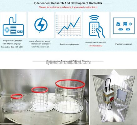 محفظه تست ضد آب IPX تست ضد آب LIYI IEC60529 پاشش آب باران